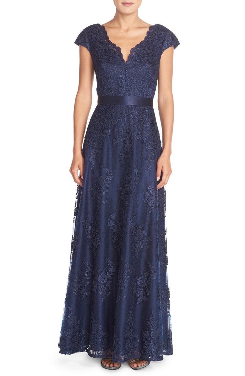 Aidan Mattox Corded Lace Gown | Nordstrom