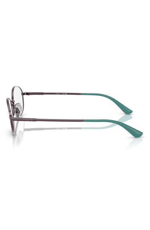Vogue 54mm Oval Optical Glasses In Violet