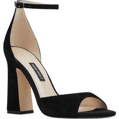 Nine West Gavyn Ankle Strap Sandal, Black