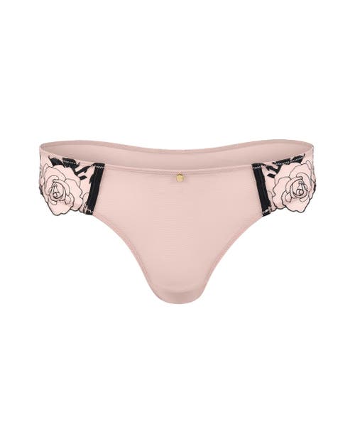Adore Me Rosita Thong Panties In Medium Beige