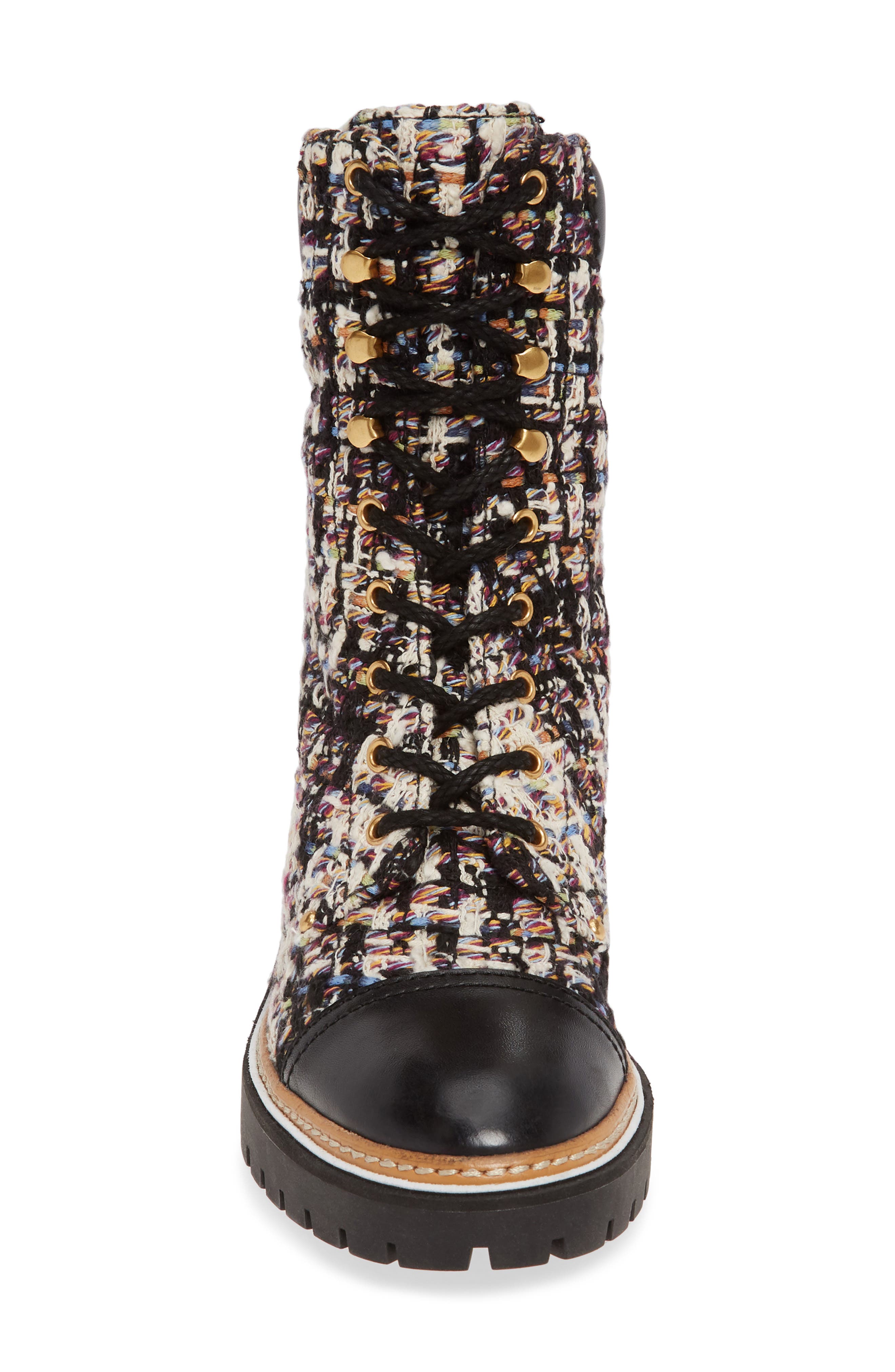 tory burch miller tweed boots