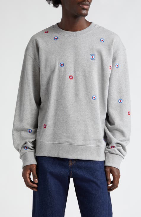 Kenzo Sashiko Stitch Embroidered Sweatshirt - Blue