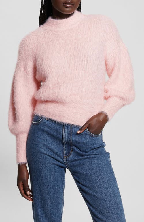 GUESS GUESS KEYLA FUZZY BISHOP SLEEVE SWEATER 