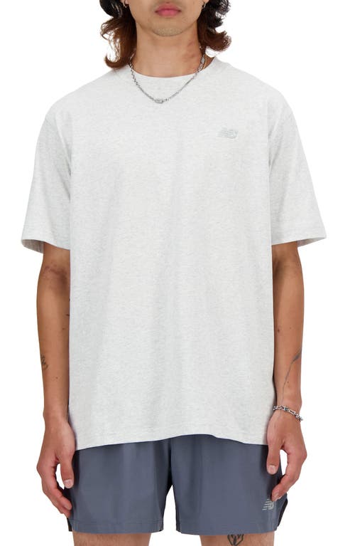 New Balance Athletics Oversize T-shirt In Ash Heather