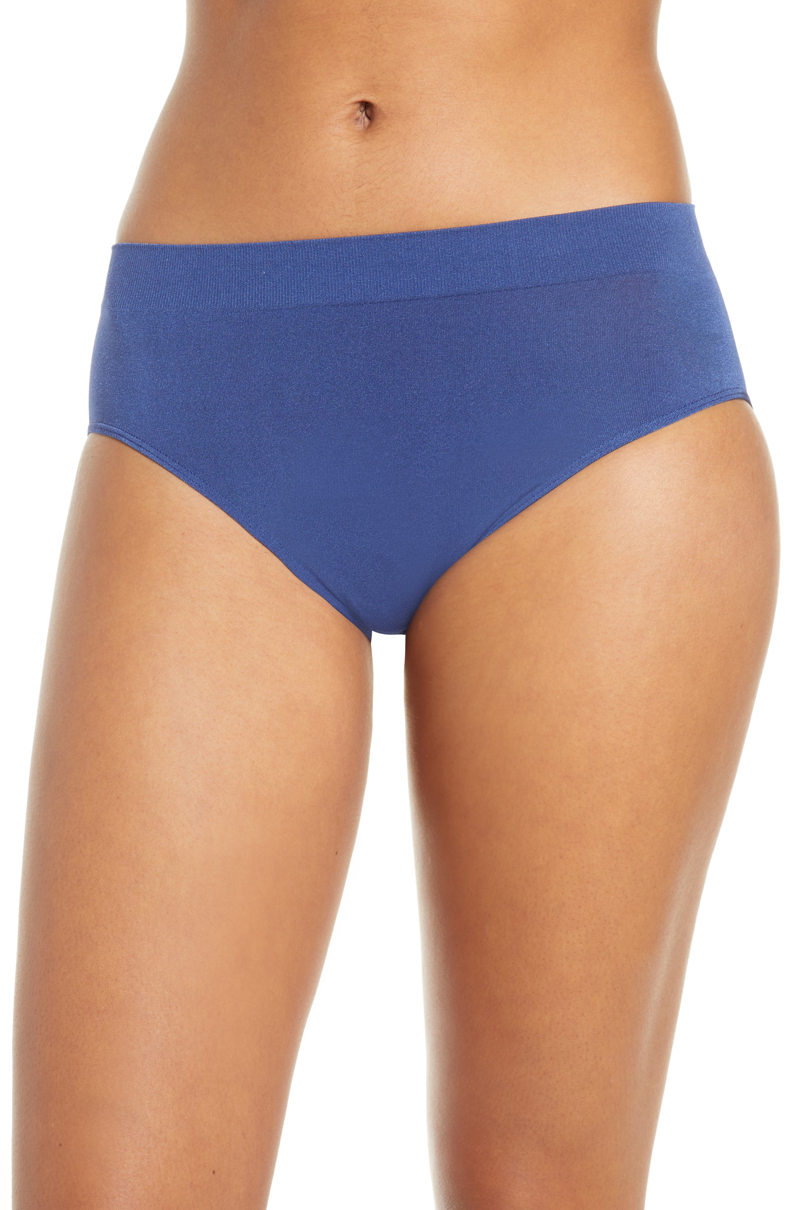 UPC 719544871433 product image for Women's Wacoal B Smooth High Cut Briefs, Size Small - Blue | upcitemdb.com