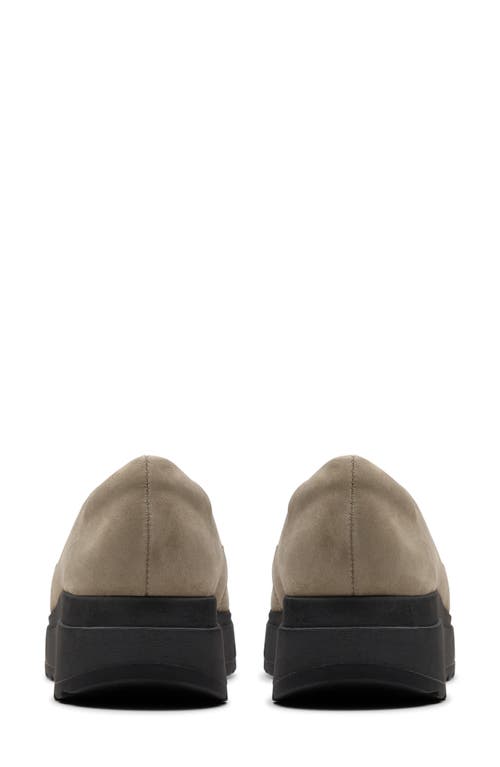 Clarksr Clarks(r) Loriini West Platform Wedge Loafer In Stone