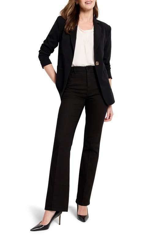 Nic + Zoe Nic+zoe High Rise Bootcut Jeans In Black Denim In Black Denim