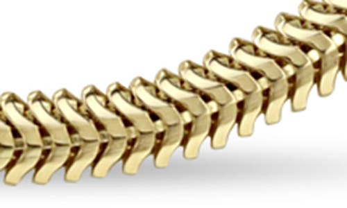 Zoë Chicco 14k Gold Flat Snake Chain Necklace In Yellow Gold