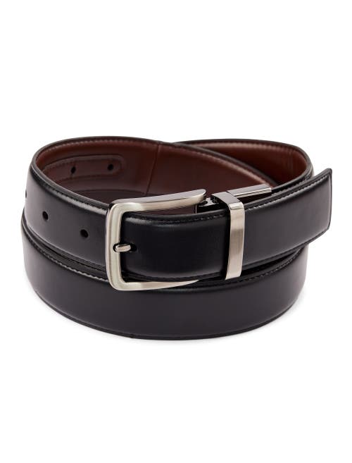 Harbor Bay 35mm Reversible Stretch Belt In Black Brown