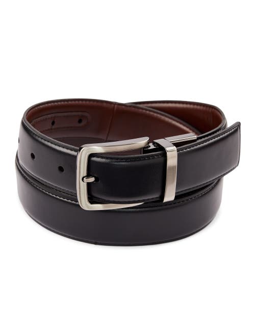 Shop Harbor Bay By Dxl 35mm Reversible Stretch Belt In Black Brown