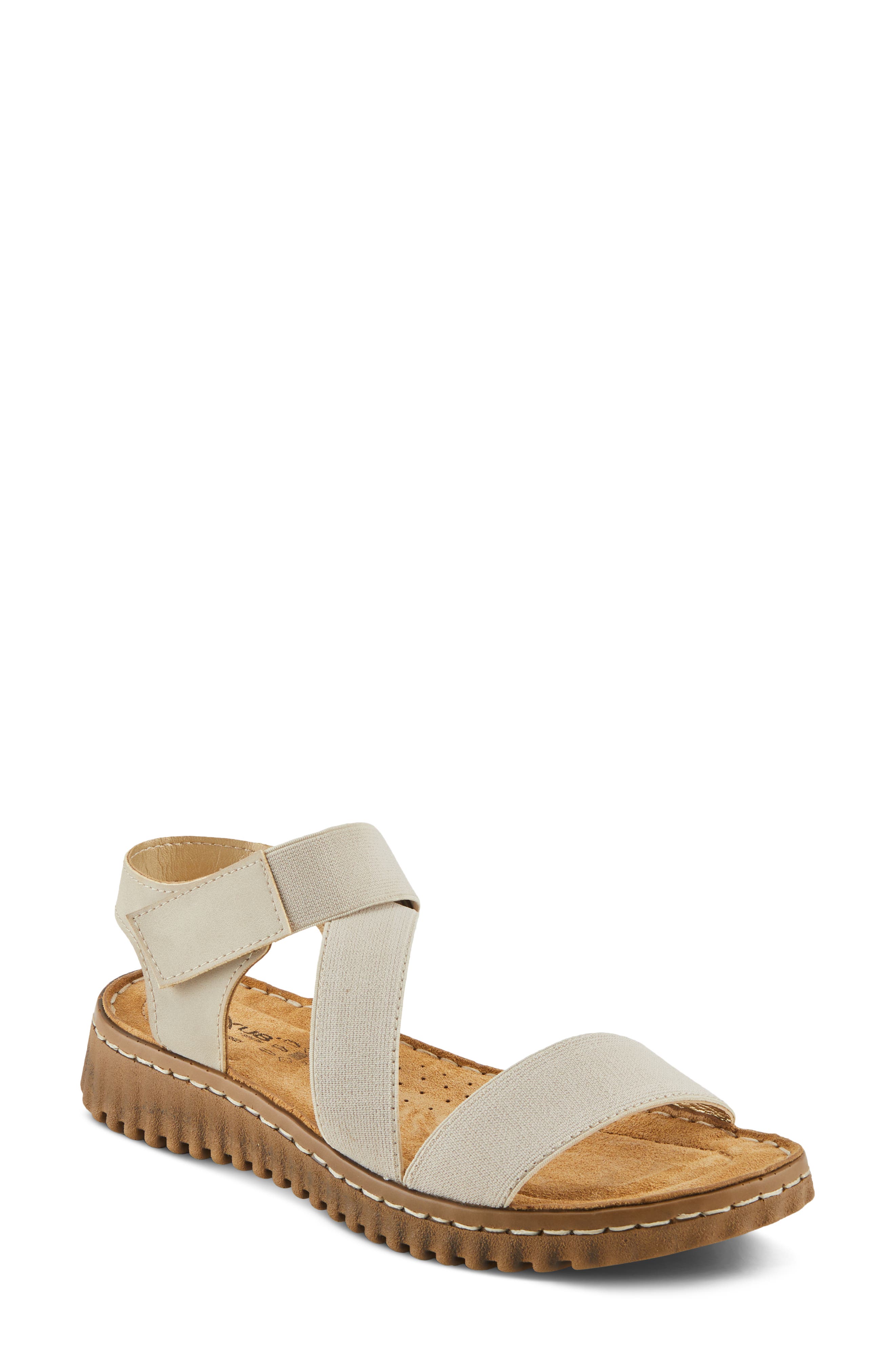 Flexus By Spring Step Pathfav Sandal In Beige