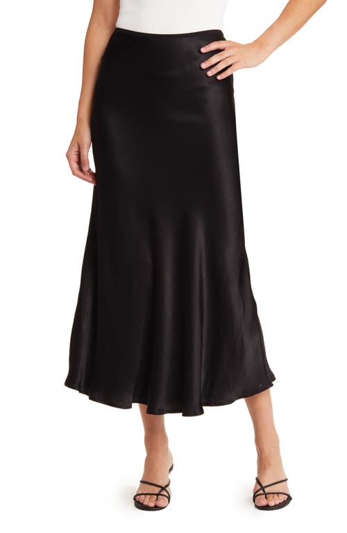 Sophie Rue Dani Satin Maxi Skirt in Black at Nordstrom, Size X-Small