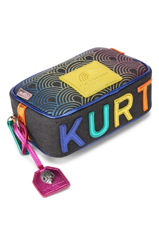 Kurt Geiger Small Southbank Camera Bag In Black Multi