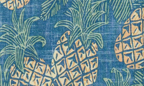 Reyn Spooner Piña Colada Classic Fit Short Sleeve Button-down Shirt In Blue Opal