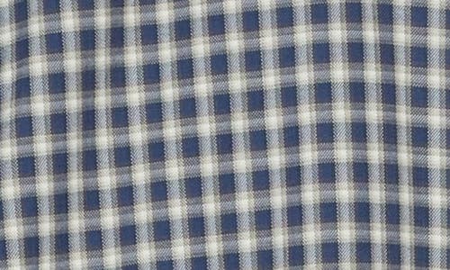 Rodd & Gunn Signal Hill Grid Trim Fit Cotton Button-up Shirt In Slate