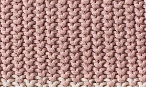 Domani Home Marici Baby Blanket In Blush/shell