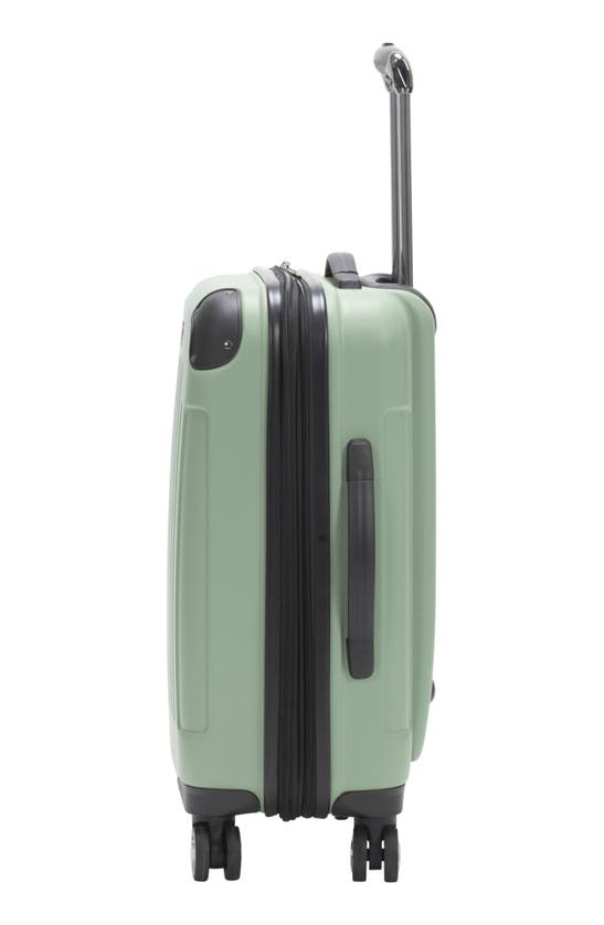 Kenneth Cole Reaction Renegade 20-inch Lightweight Hardside Expandable Spinner Carry-on Luggage In Seafoam