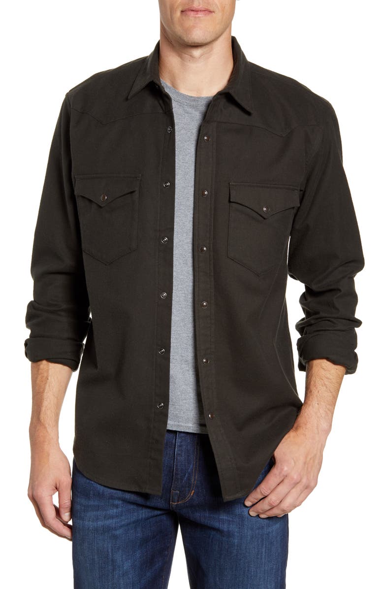 Filson Regular Fit Flannel Button-Up Western Shirt | Nordstrom