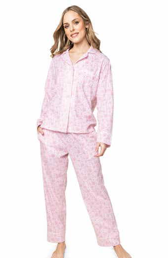 Bedhead Pajamas 3-Piece Silk Pajamas in Ice Pink