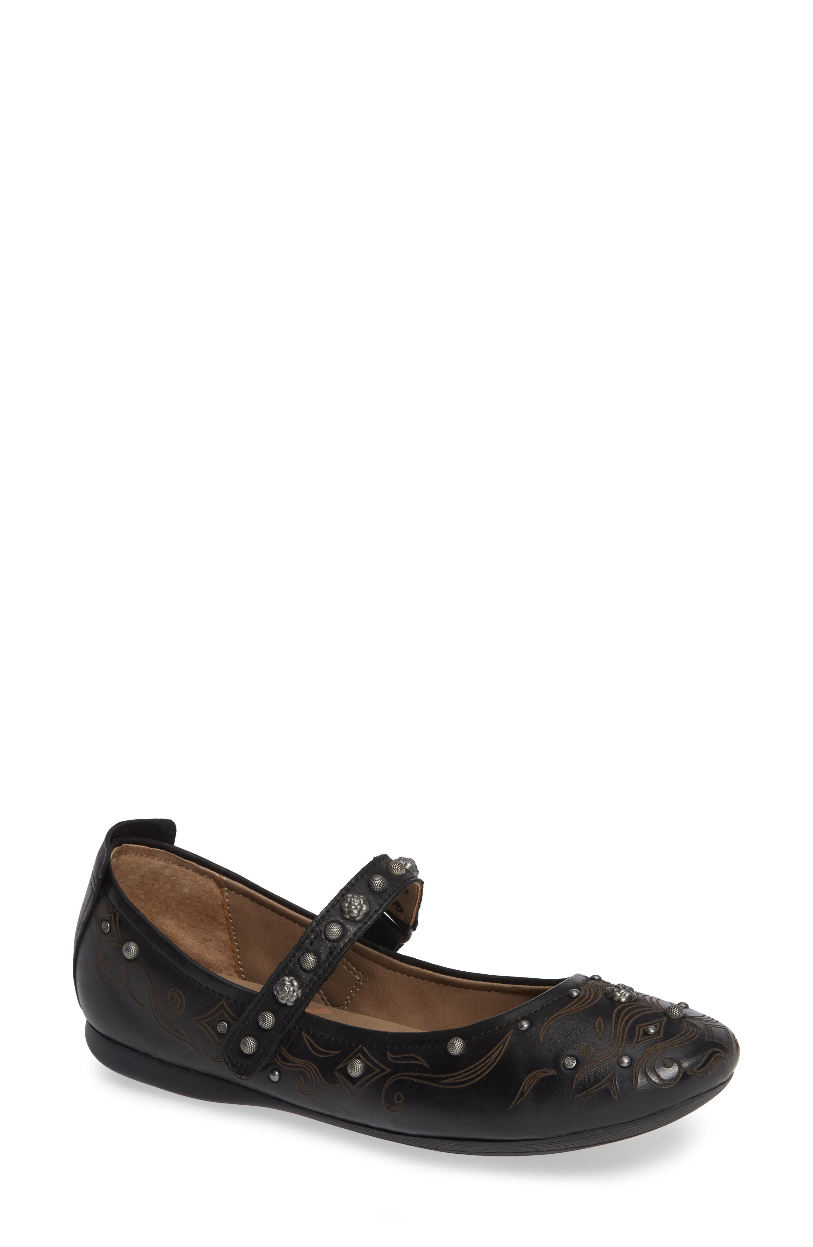 Otbt Gamine 2 Mary Jane Flat, Black