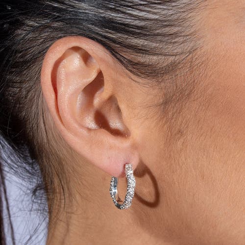 Lucy Quartermaine Hula Half Hoop Earring In Sterling Silver