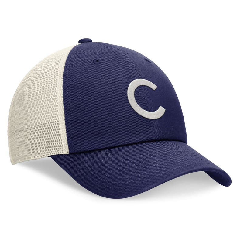 Shop Nike Royal Chicago Cubs Cooperstown Collection Rewind Club Trucker Adjustable Hat