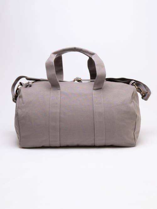 Shop Terra Thread Organic Cotton Gym Bag In Cloud Grey