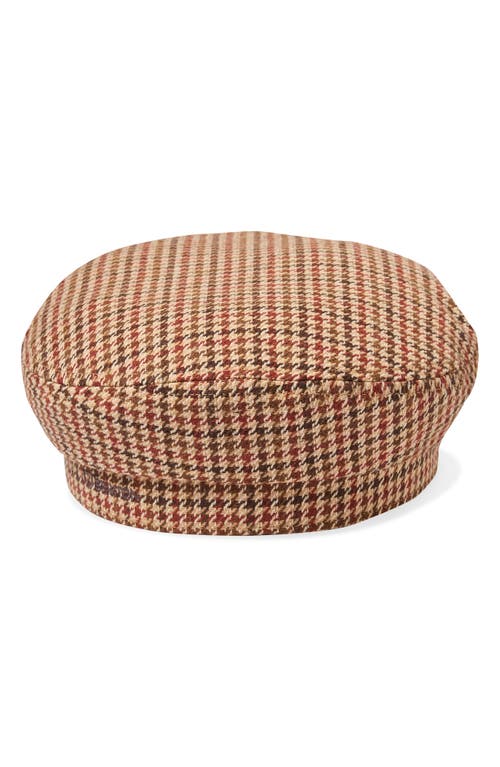 Brixton Fiddler Fisherman Cap In Tigers Eye/brown