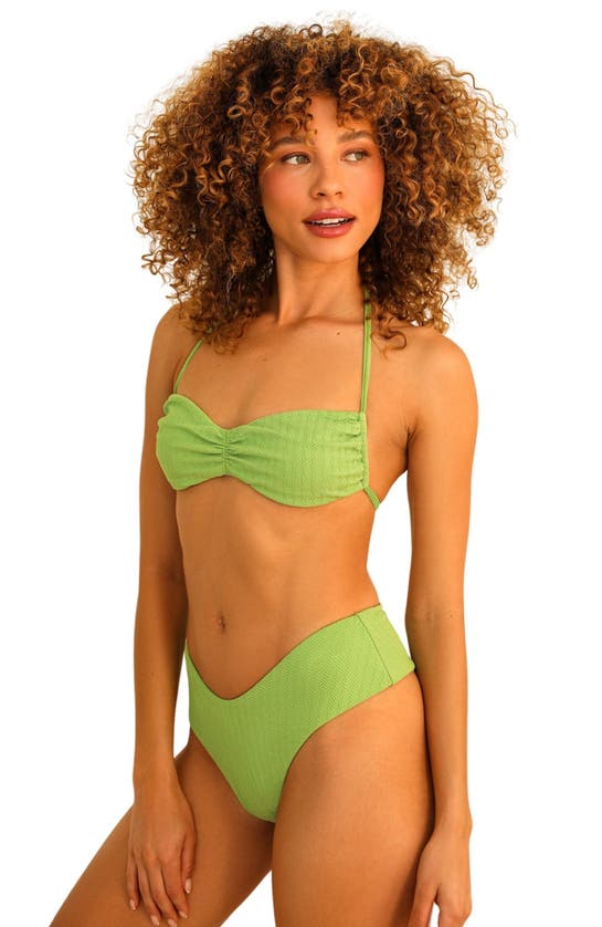 Shop Dippin Daisys Genie Cheeky Swim Bikini Bottom In Avocado