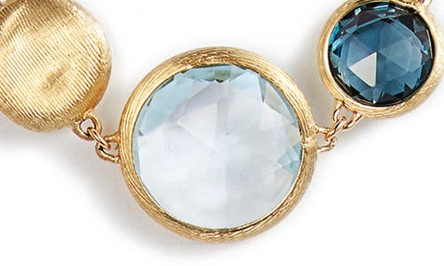 Marco Bicego Marco Biecego Jaipur 18k Yellow Gold London Blue Topaz Necklace In Yellow Gold