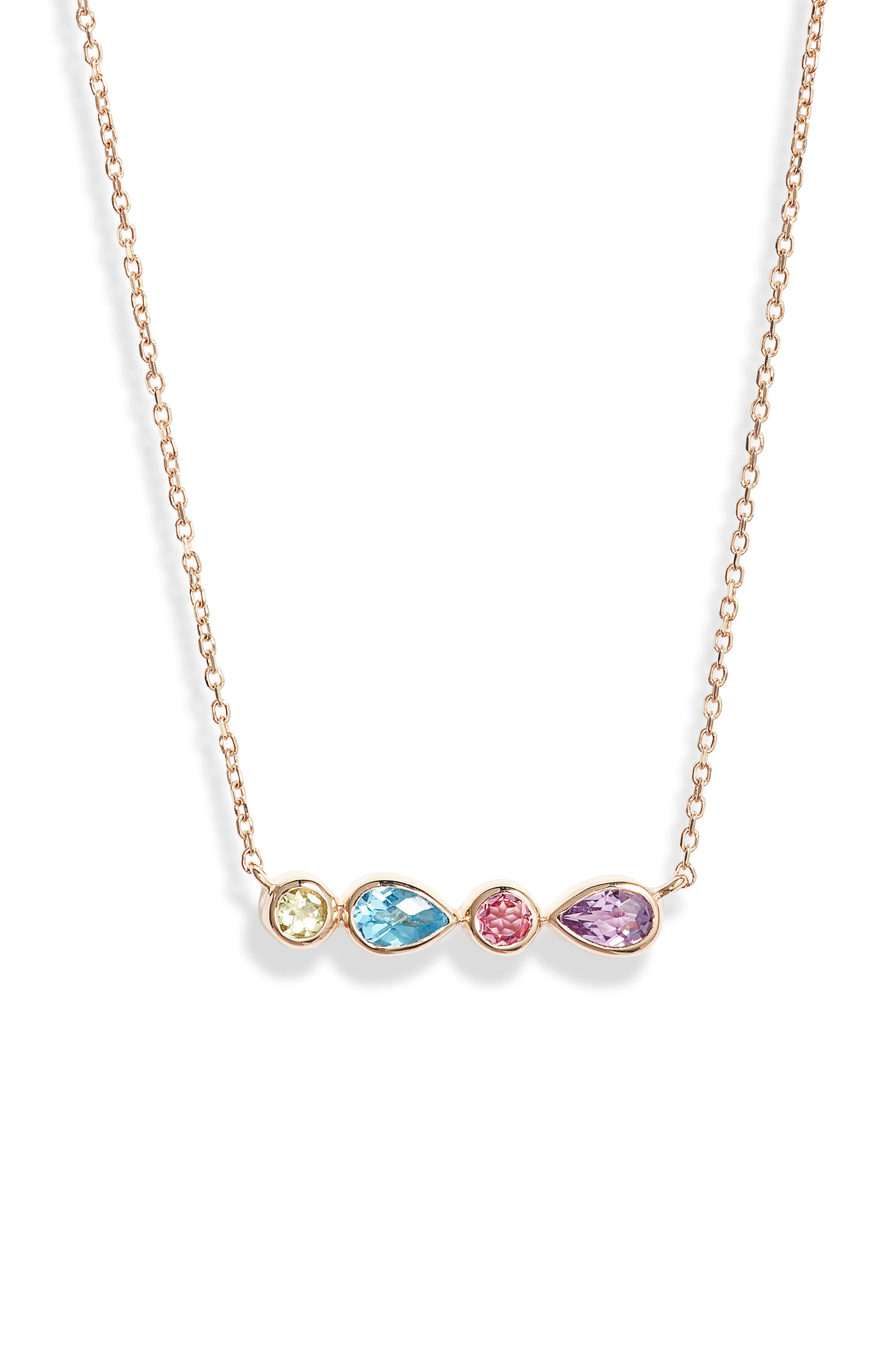 rainbow necklace nordstrom