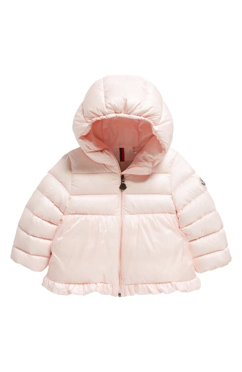 Moncler Kids' Odile Hooded Down Jacket Light Pink at Nordstrom,