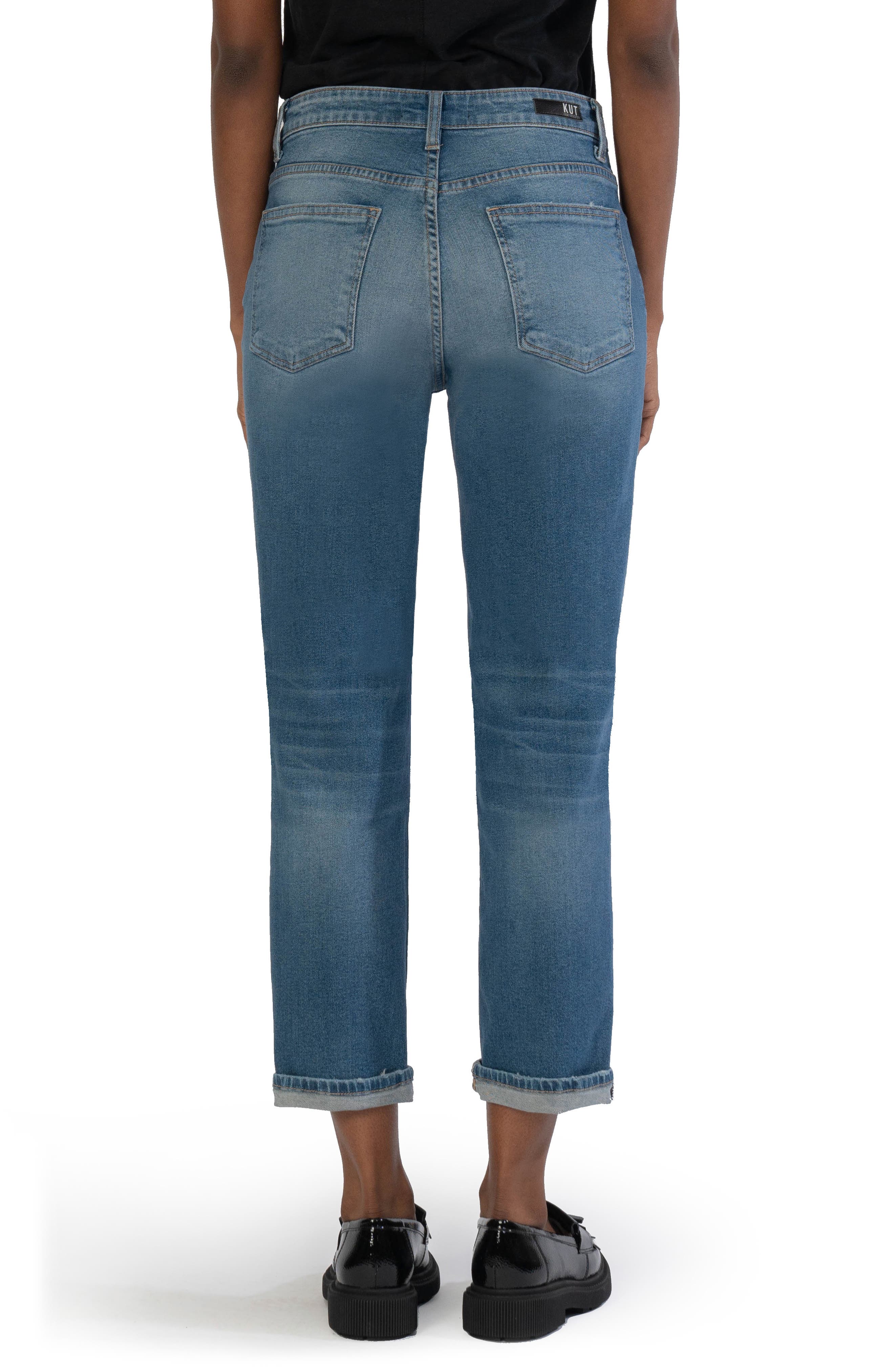 High Waist Crop Mom Jeans | Nordstrom