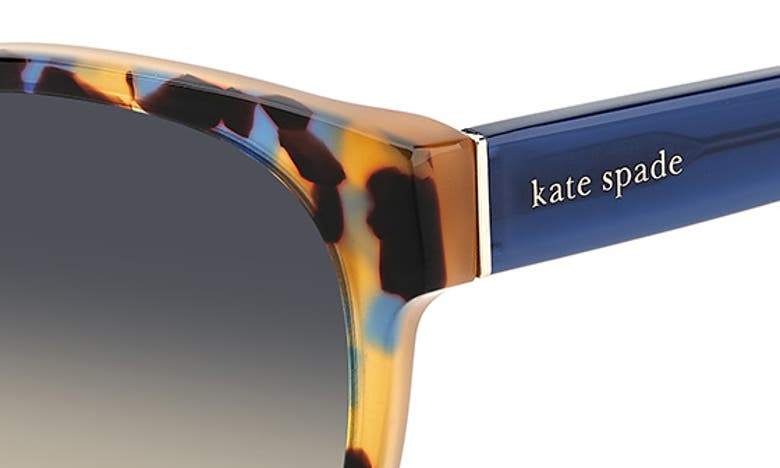 Shop Kate Spade New York Nathalie 55mm Gradient Round Sunglasses In Blue