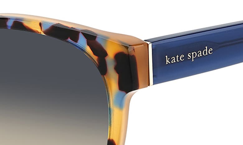 Kate Spade Nathalie 55mm Gradient Round Sunglasses In Blue