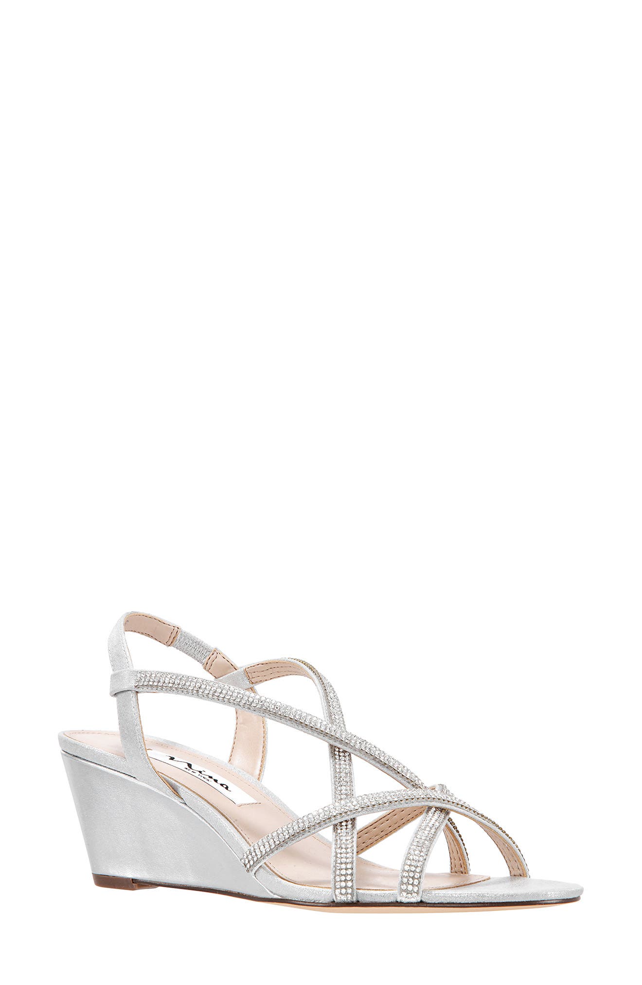 nina wedge wedding shoes