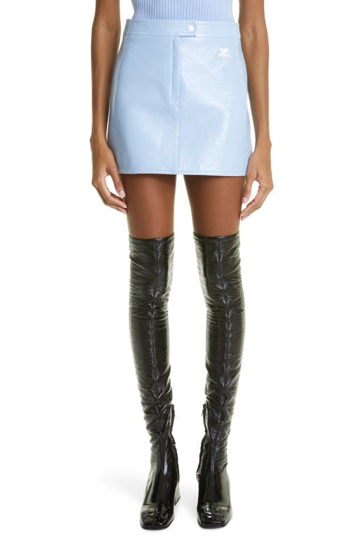 Courrèges Re-Edition Vinyl Miniskirt at Nordstrom