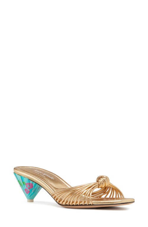 Kate Spade New York Tiki Sandal In Light Gold/pink