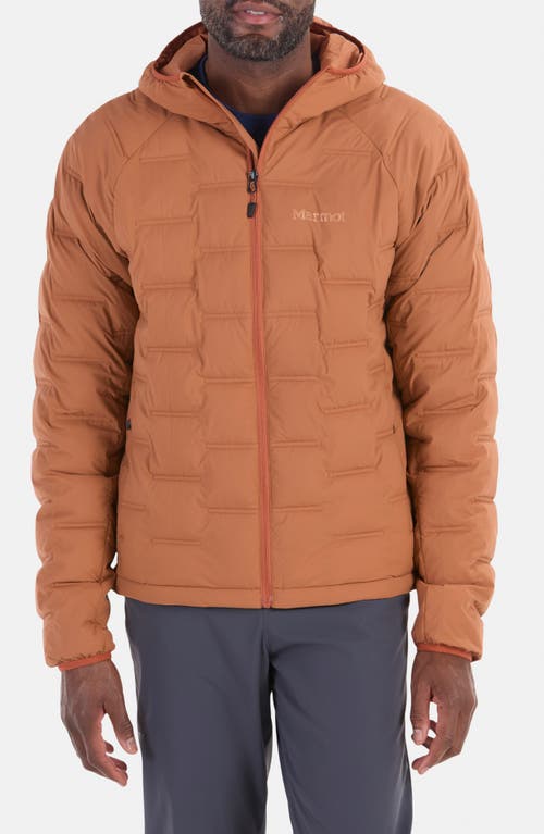 Shop Marmot Warmcube™ Active Novus Insulated Hooded Jacket In Auburn