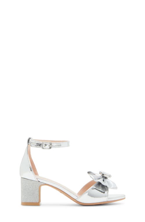 Steve Madden Kids' Jclair Ankle Strap Sandal In Silver