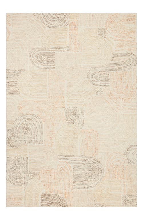 Loloi Milo Collection Rug In Peach/pebble