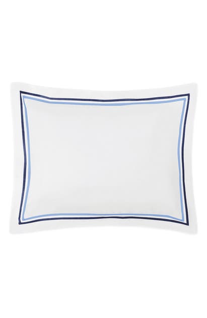 Click to view more detailed imagery on our partner's website Matouk Essex Cotton Percale Sham In Navy