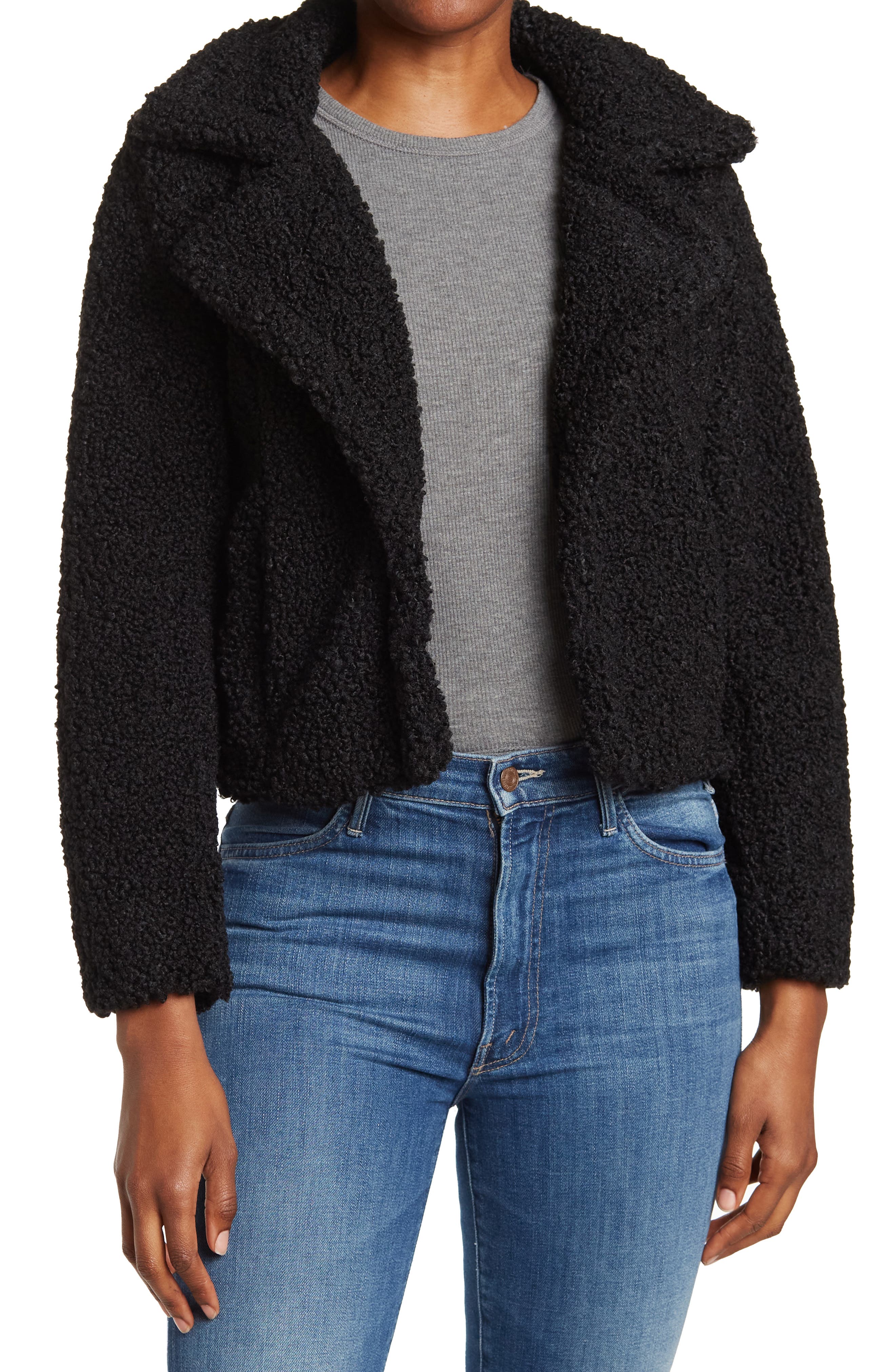 shearling coat nordstrom rack