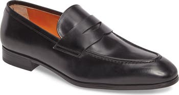 santoni fergus penny loafer