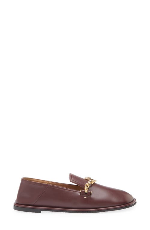 Shop Stella Mccartney Ryder Bit Loafer In Bordeaux