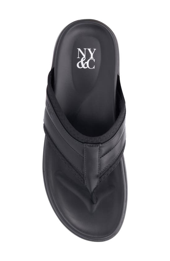 Shop New York And Company Maxx Flip Flop In Black