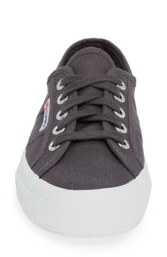 Superga 2790 3d Lettering Platform Sneakers In Black Canvas