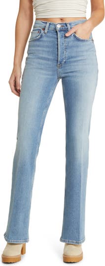 RE/DONE 70S LOW RISE BELL BOTTOM - Bootcut jeans - heritage rinse/dark-blue  denim - Zalando.de