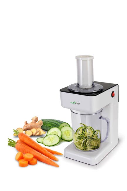 NutriChef Electric Fruit & Vegetable Spiral Slicer Peeler $46.97 (60% off)