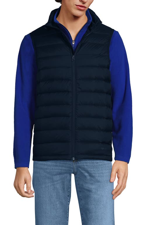 LANDS' END LANDS' END WANDERWEIGHT ULTRALIGHT PACKABLE DOWN VEST 